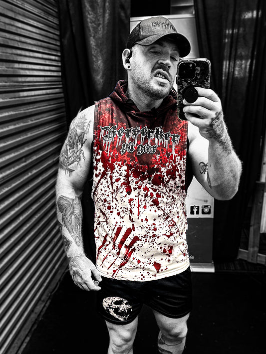 Bloodbath sleeveless hoodie